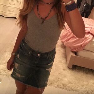 Genetic Los Angeles Jean Skirt Size 26